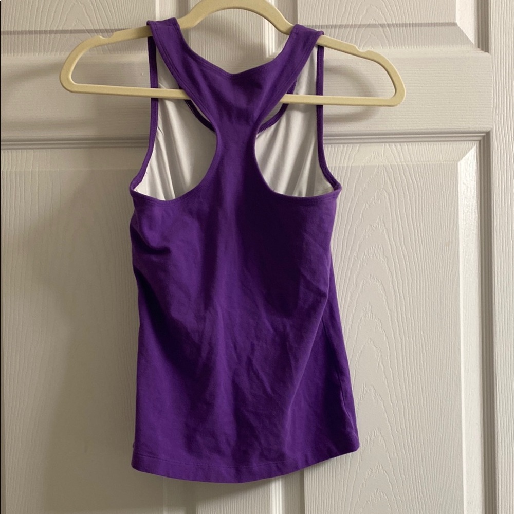 Purple Racerback Tank Top